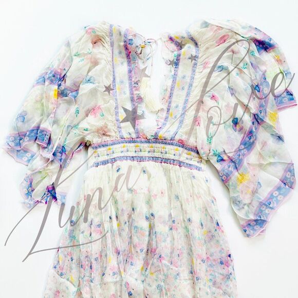 FILLYBOO Angel Maxi Dress In Flowerbomb Iris (size XS) NWT - Picture 10 of 13